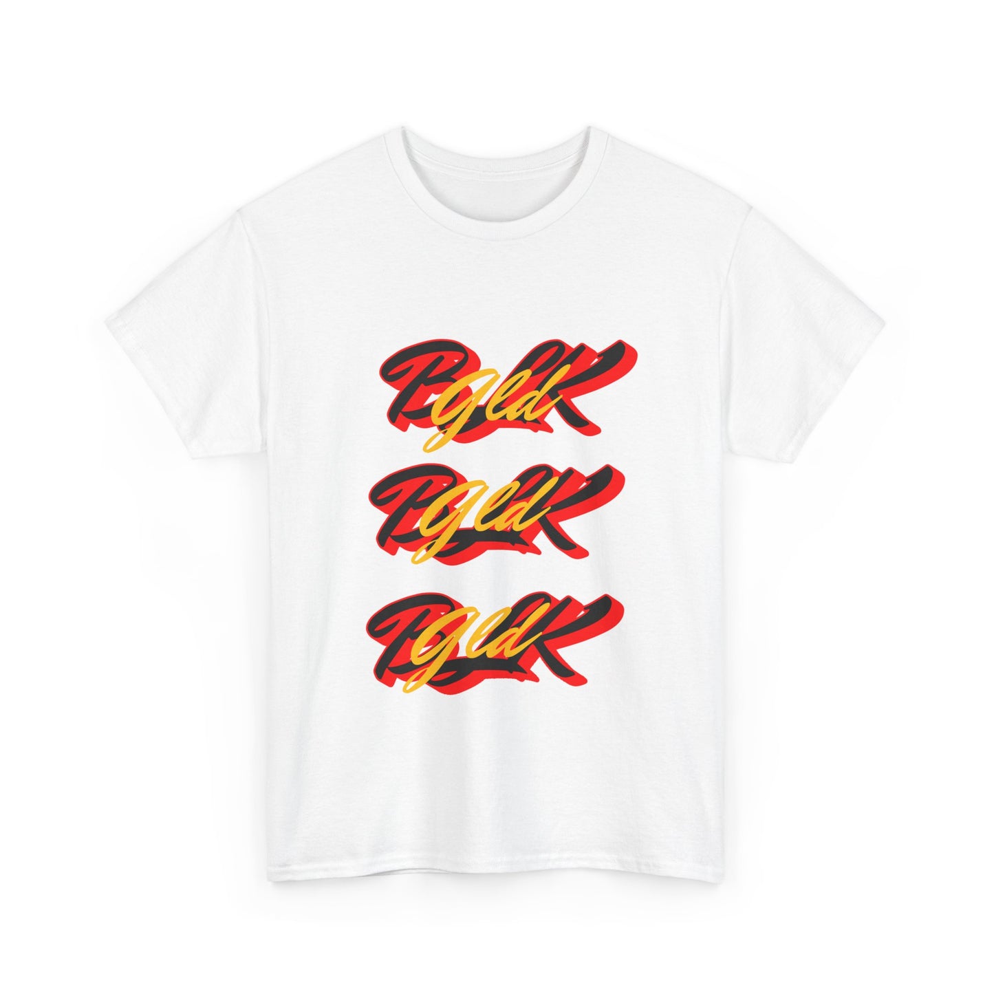 BLK GLD mutli-colored Unisex Cotton Tshirt