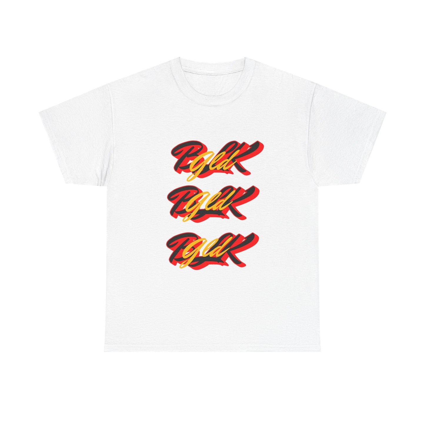 BLK GLD mutli-colored Unisex Cotton Tshirt