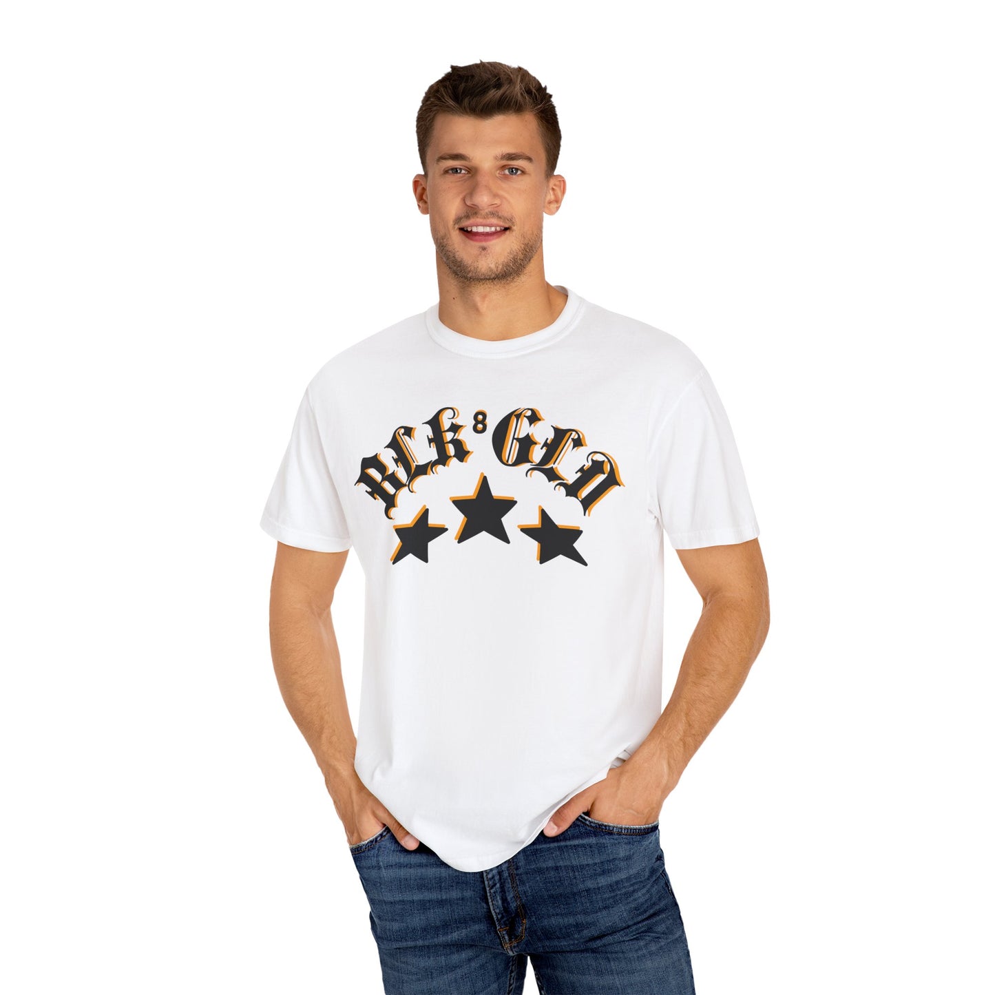 BLK GLD Unisex Garment-Dyed T-shirt