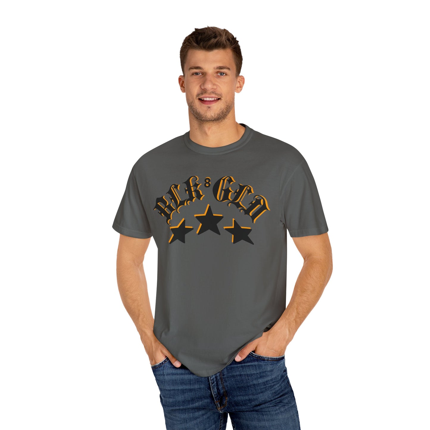 BLK GLD Unisex Garment-Dyed T-shirt